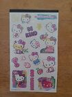 Hello Kitty Sanrio Kawaii Sticker Sheet For Decoration, Journal, Scrapbook