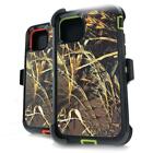 For Apple iPhone 11 11 Pro Max Camo Real Tree Case Cover with Holster Belt Clip