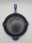Dark Blue Le Creuset Cast iron Skillet Frying pan 10 1/4”