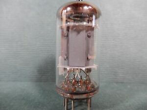 Telefunken 12AX7 Smooth Plate Vacuum Tube Amplitrex Tested 87/98% Gm No Logo
