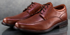 Rockport Hydro Shield Men's Apron Toe Oxfords Dress Shoes Size 12 Brown EUC