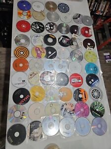 LOT of 58 Loose Music Cds (Discs Only) Random Assorted Wholesale CDs Bulk