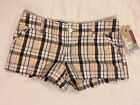 Mossimo Shorts Womens 5 (32 waist) Plaid Booty Shorts 100% Cotton Low Rise