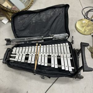 Yamaha Student Xylophone Bells Kit SPK-275 w/ Rolling Carry Case & Stand - HLBN