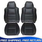 Front Bottom & Top Seat Cover Black For 2003-2007 Ford F250 F350 Super Duty XLT (For: 2002 Ford F-350 Super Duty Lariat 7.3L)