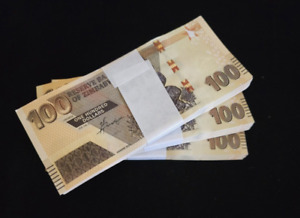300  PCS x ZIMBABWE 100 Dollar Banknotes 2020 (2022) issue UNCIRCULATED P-106