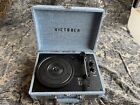 New ListingVictrola BT Suitcase Record Player With 3 Speed Turntable  - Blue