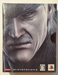 Metal Gear Solid 4 Guns of The Patriots Limited Edition Sony PS3 NTSC-J Japanese