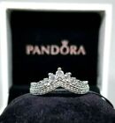 SALE Authentic PANDORA Princess Wish Crown Ring 197736 SIZE 5,6,7,8,9 box/pouch