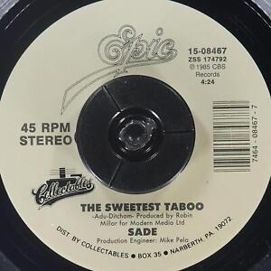 SADE The Sweetest Taboo EPIC 15-08467 NM 45rpm
