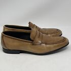 To Boot New York Adam Derrick Shoes Mens 9 Brown Penny Loafers Leather Italy