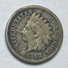 New Listing1862 Indian Head Cent - Cheap Better Date Penny