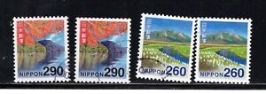 Japan 2019, 2021 ¥290 & ¥260 New High Value Definitives, (Sc#4317,4490 ), Used