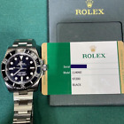 PAPERS Rolex Submariner 114060 No Date Ceramic 40mm Silver Oyster Bracelet