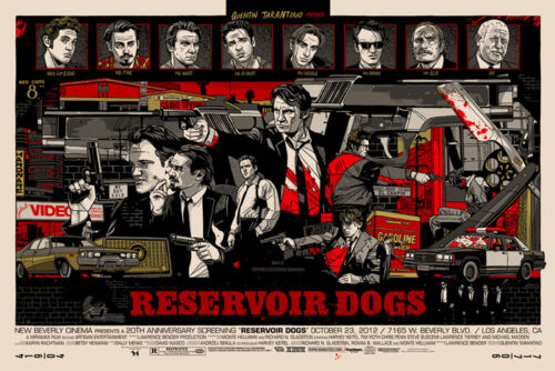 Reservoir dogs by Tyler Stout - Regular - Rare Sold out Mondo print