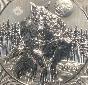 2021 Silver 2 oz $10 Canadian Creatures of the North - The Werewolf