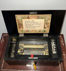 Music Box Antique Victorian Wood Case Windup Music Box 6 Airs Pre 1900’s