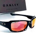 NEW* Oakley FIVES Squared BLACK w POLARIZED RUBY Galaxy Lens Sunglass oo9238