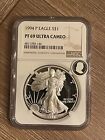 1994-P NGC PF69 Ultra Cameo American Silver Eagle Proof