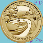 2021 P&D NEW YORK (NY) INNOVATION DOLLARS TWO GOLDEN UNCIRCULATED DOLLARS SET