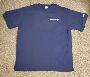 ATT AT&T IBEW Employee T Shirt Navy Blue Mens 2XL NEW WITHOUT TAG