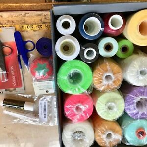 ZIPPERSTOP MOVING SALE Over 6 Pounds of Assorted Sewing Thread & Sewing Supplies