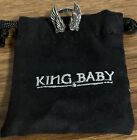 NEW KING BABY USA Women’s 925 Sterling Silver Ring “Angel Wings” Size 5 w/ Pouch