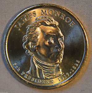 2008 D  $1  President James Monroe  Presidential Dollar 1-Coin