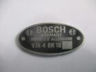 Shield Bosch Nameplate s85 Porsche 356 VW Beetle Distributor Vjr 4 Br 18