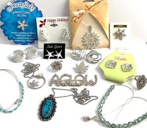 Vintage Jewelry Lot   Coro, Sarah Cov. Sadie Green's Rhinestones Wear Sell