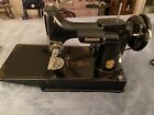 Vintage Singer 222-1 Featherweight Sewing Machine w/case and Accessories