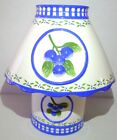 Candle Jar Holder With Shade Blueberry Cottage Country Style