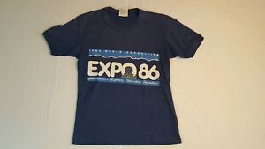 Vintage EXPO 86 T-Shirt Size Youth L 14-16 Vancouver BC 80s