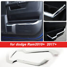 Inner Front Door Storage Box Strips Trim for Dodge RAM 10-17 Chrome Accessories (For: 2015 Ram 1500)