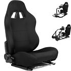 USED-Racing Game Seat for Steering Wheel Stand Sim Cockpit Double Slide Track