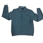 Brooks Brothers Sweater Mens Medium Gray Lambswool Button Soft Cardigan EUC 1818