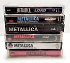 Metallica Cassette Tape Lot Ride The Lightning, Justice for All, Kill 'Em All