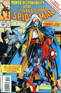Amazing Spider-Man #394B Non-Foil Variant VF 8.0 1994 Stock Image