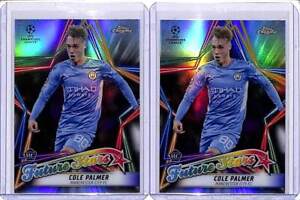 (2) Lot 2021-22 Topps Chrome UCL Cole Palmer Future Stars Rookie RC #FS11