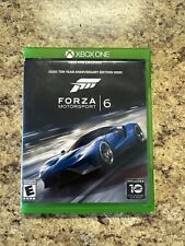 Forza Motorsport 6 Ten Year Anniversary (Microsoft Xbox One, 2015)  Works Great