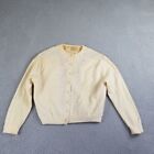 Vintage Beaded Cashmere Angora Wool Cardigan Sweater 50’s Style Rockabilly 19X20