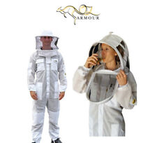 Beekeeping Suit Ventilated/ Fencing & Round Brim Hat/3 layer Mesh