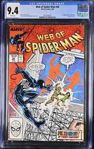 Web of Spider-Man #36 CGC 9.4 🔑KEY 1st appearance of Tombstone🔑- 4414358007