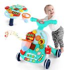 Sit to Stand Learning Walker for Baby Boys and Girls, 2 in 1 Push Walker and ...