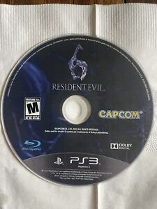 Resident Evil 6 (Sony PlayStation 3, 2012) Disc Only