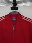 60s Vintage Adidas Ventex Collarless Track Jacket Red (Made in France) 1st ever