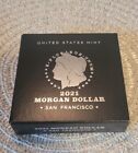 2021-S Morgan Silver $1 Dollar San Francisco W/ BOX & COA