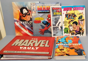 6 Marvel Book Lot: Vault Marvelocity Best of Fantastic Four Marie Severin + More