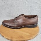 VTG Florsheim Imperial Wing Tip 5 Nail 905690 Hand Stained Brown Size 12 B