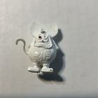 Vintage Original Rat Fink White Gumball Ring Charm Figure 1-1/4